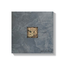 Slate Gray Pollock Style Moderne Kunst