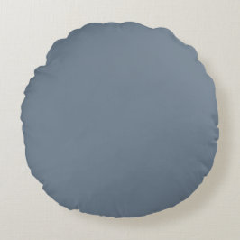 Slate Gray Rundes Kissen