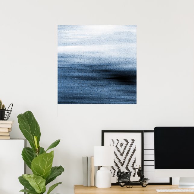 "Slate Horizon" Poster (Heimbüro)