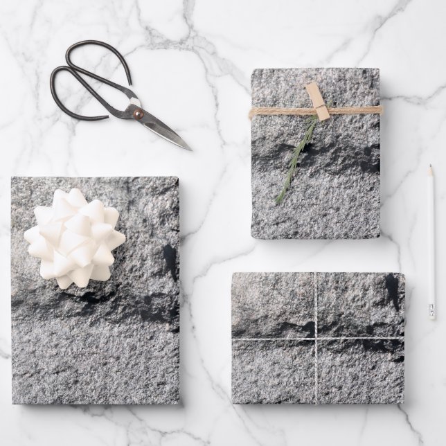 Slate Rock Geschenkpapier Set (Vorderseite)