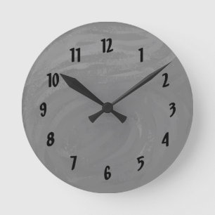 Slate Runde Wanduhr