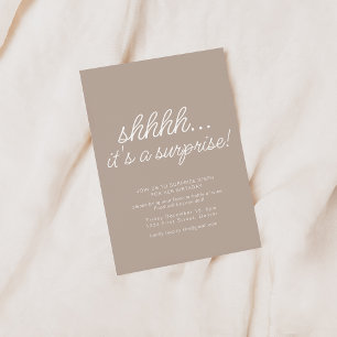 Slate Überraschung Geburtstagsparty Einladung