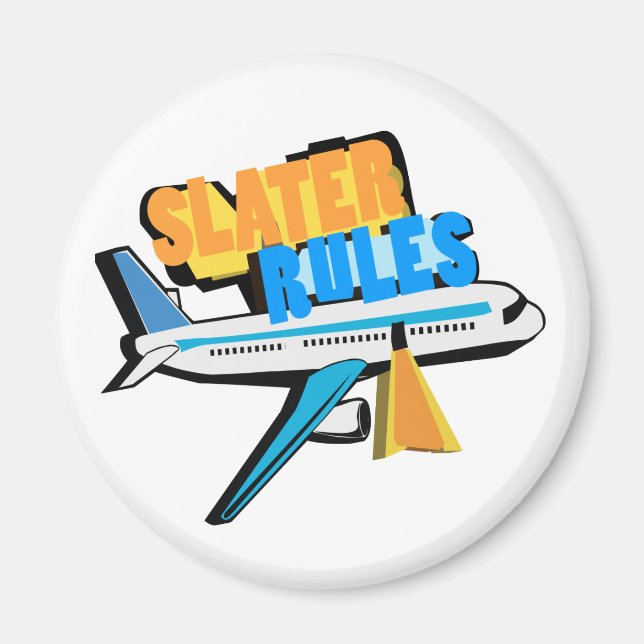 Slater Rules Magnet (Vorne)