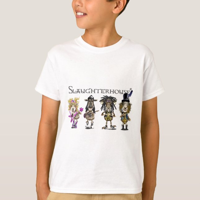 SLAUGHTERHOUSE ist eine Schaf-Rockband aus Schwerm T-Shirt (Vorderseite)