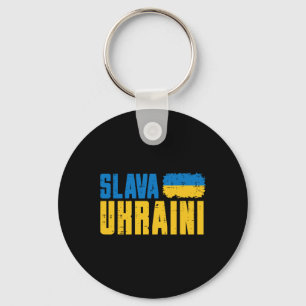 Slava Ukraini Ehre der Ukraine-Flagge Ukrainische  Schlüsselanhänger