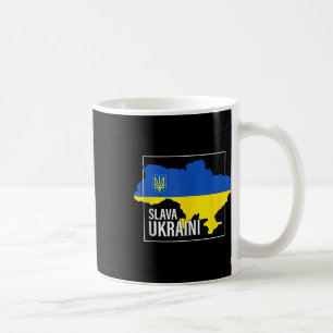 Slava Ukraini Ehre der Ukraine T-Shirt Ich stehe m Kaffeetasse