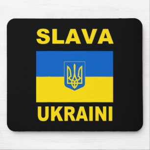 Slava Ukraini Ehre der Ukraine Unterstützt die ukr Mousepad