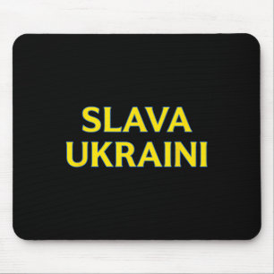 Slava Ukraini – Fette ukrainische Farben Unterstüt Mousepad
