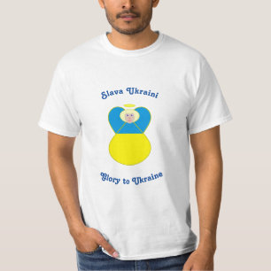 Slava Ukraini Ruhm der Ukraine Engel T-Shirt