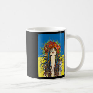 Slava Ukraini Ukraine Blumen Ukrainische Patriotis Kaffeetasse
