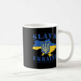 Slava Ukraini Ukrainische Tryzub-Flagge Ehre der U Kaffeetasse