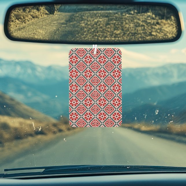 Slavic Ethnic Embroidery, Balkan Traditional Autolufterfrischer (Von Creator hochgeladen)