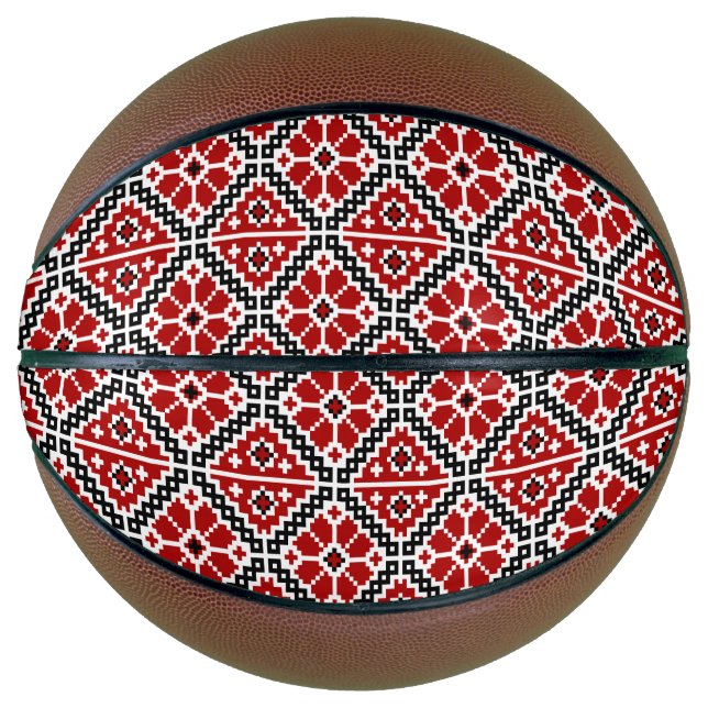 Slavic Ethnic Embroidery, Balkan Traditional Basketball (Vorderseite)
