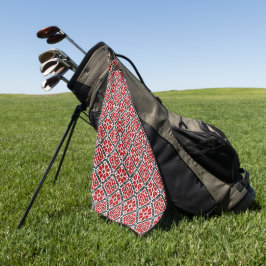 Slavic Ethnic Embroidery, Balkan Traditional Golfhandtuch
