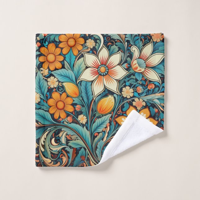 Slavic Splendor : Blooms of Heritage (Gant de toilette)