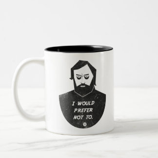 Slavoj Zizek - Ich würde es vorziehen, nicht Zweifarbige Tasse