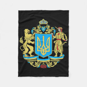 Slawa der Ukraine Ukraine-Logo Ukrainische Geschen Fleecedecke