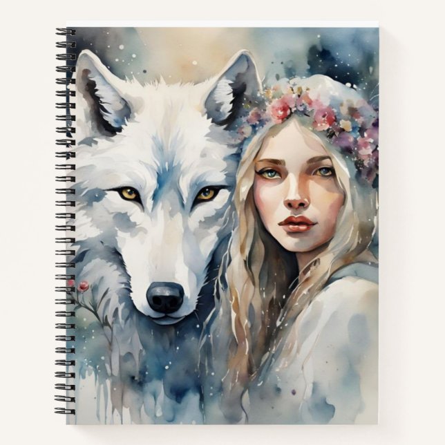 slawische Harmonie der Natur Notizbuch (Vorderseite)