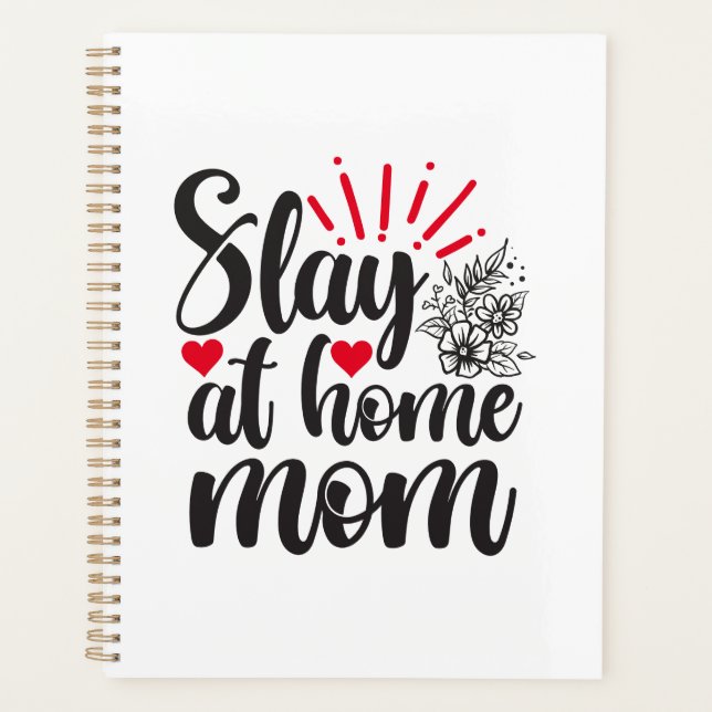 Slay auf Zuhause Mama minimalistischer Planer Orga (Vorderseite)