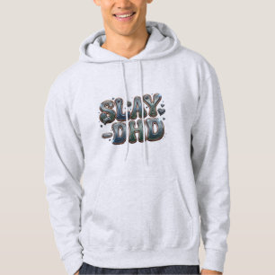 Slay-DHD ADHD Neurodivergentes Grafik   Tech-Gamer Hoodie