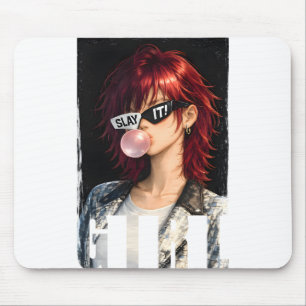 SLAY IT! – Bubble-Gum-Rebellinnen-Kollektion Mousepad