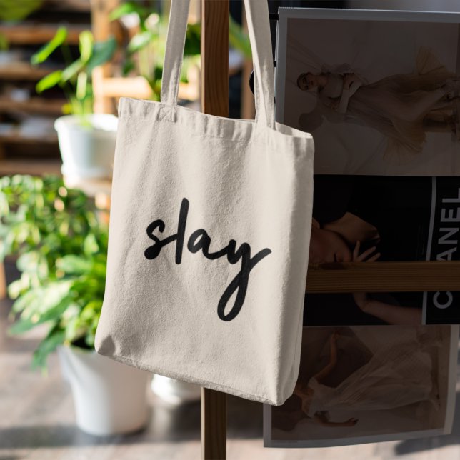 Slay | Modernes Minimalistisches Trendy Stilvolles Tragetasche (Von Creator hochgeladen)