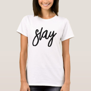 Slay: Niedlich Modernes, Minimalistisches Trendy S T-Shirt