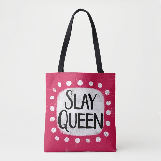 Slay Queen Tote Bag Tasche (Vorderseite)