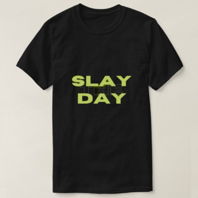 Slay the Day Printed Modern Black Men's Tricks T-Shirt (Von Creator hochgeladen)