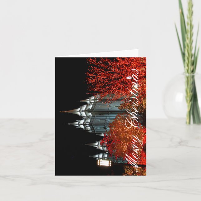 slc temple christmas card feiertagskarte (Vorderseite)