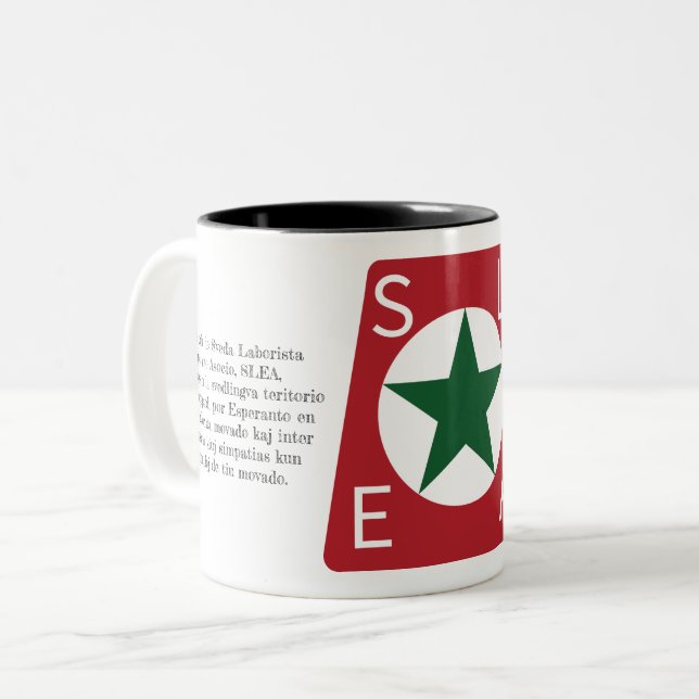 SLEA mugg - SLEA taso Zweifarbige Tasse (Vorderseite Links)
