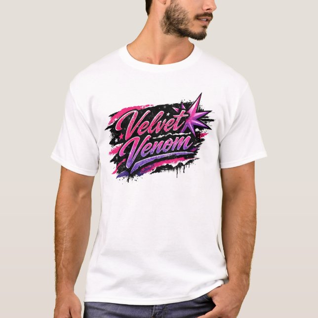 Sleaze Glam Throwback T-Shirt (Vorderseite)