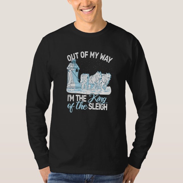 sled dog racing sledding huskies alaska sled dog s T-Shirt (Vorderseite)