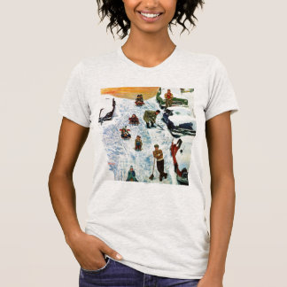 Sledding und graben heraus T-Shirt