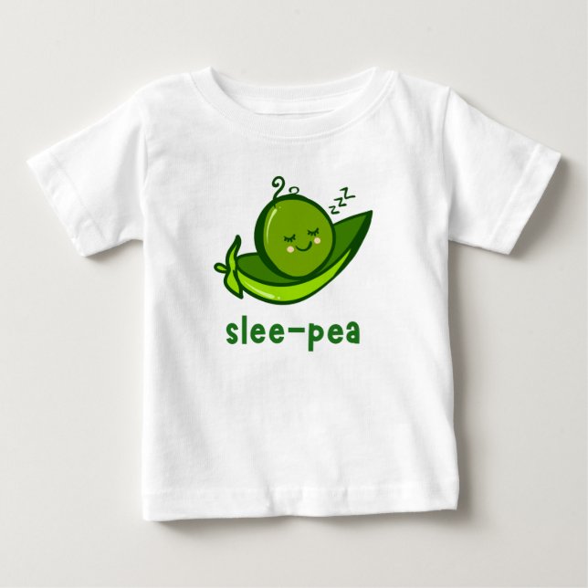 Slee-Pea Baby - Gartendusche Pflanze Lover Baby Baby T-shirt (Vorderseite)