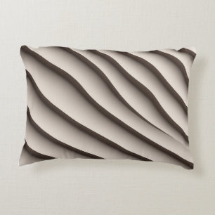 Sleek 3D Muster Design Throw Kissen