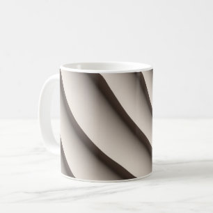 Sleek 3D-Musterdesign-Tasse Kaffeetasse
