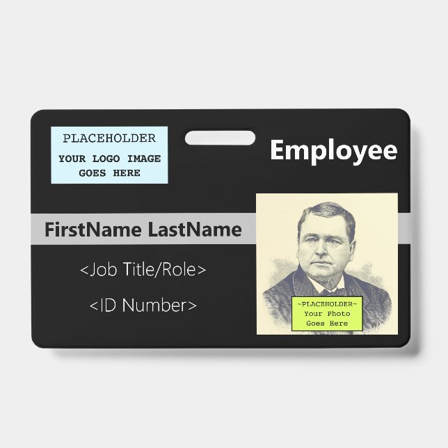 Sleek, Abzeichen für zeitgenössische Mitarbeiter-I Ausweis (Front)