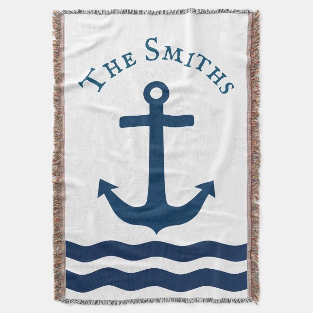 Sleek Anchor Nautical Custom Decke (Vorderseite Vertikal)