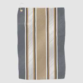 Sleek and Modern Stripe Pattern Golfhandtuch