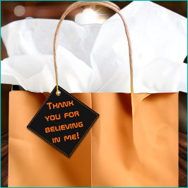 Sleek Black Modern Tech Abschluss Geschenkanhänger