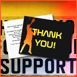 Sleek Black Modern Tech Abschluss Postkarte