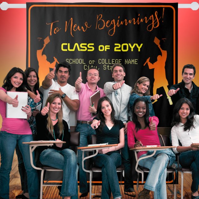 Sleek Black Modern Tech Abschluss Wandteppich (Von Creator hochgeladen)