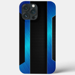 Sleek Blue Metal Case-Mate iPhone Hülle