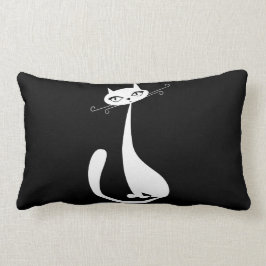 Sleek Cat Throw Kissen