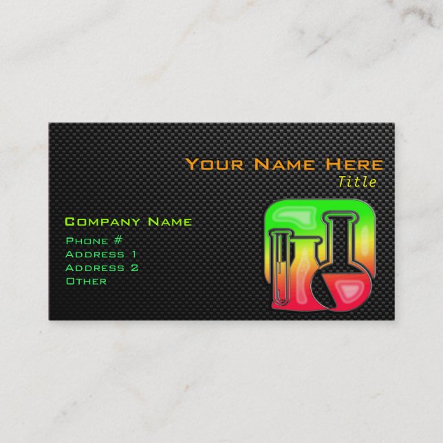 Sleek Chemistry Visitenkarte (Vorderseite)