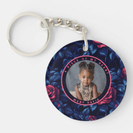 Sleek Christmas Gifts For Him Photo Rose Floral Schlüsselanhänger