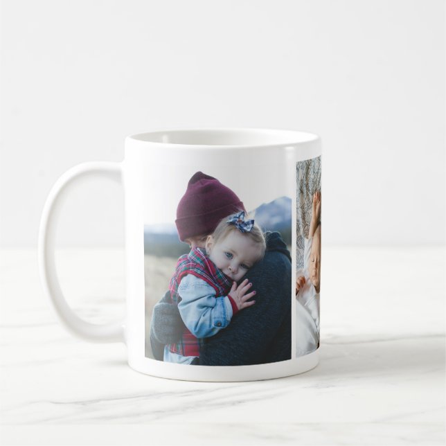 Sleek Custom Personalisiert Foto Tasse (Links)