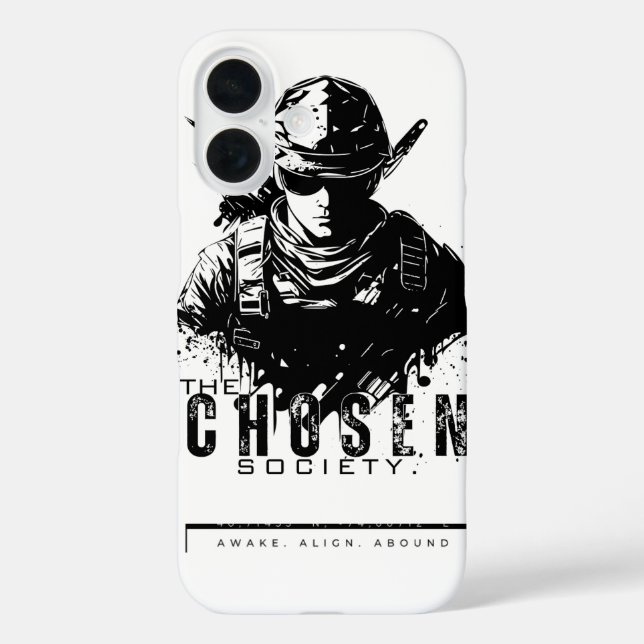 Sleek & Dable Custom iPhone 16 Fall Hülle (Rückseite)
