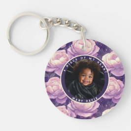 Sleek Gifts For Couples Rose Floral Schlüsselanhänger